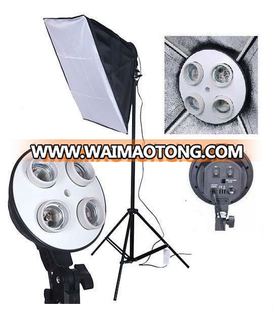 4 holders tricolor studio lighting equipment